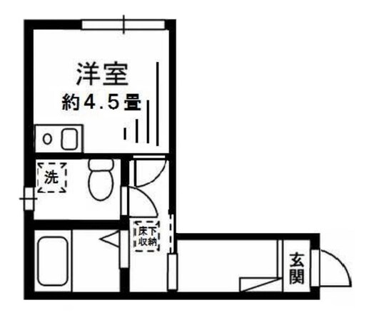 グローリア菊名の物件間取画像